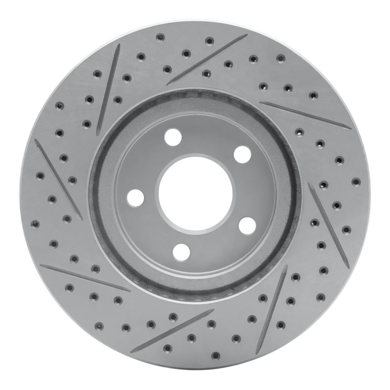 Chrysler PT Cruiser Brake Rotor (1) - Front Right - DFC - Drilled & Slotted Geoperformance Rotor - `03-`09