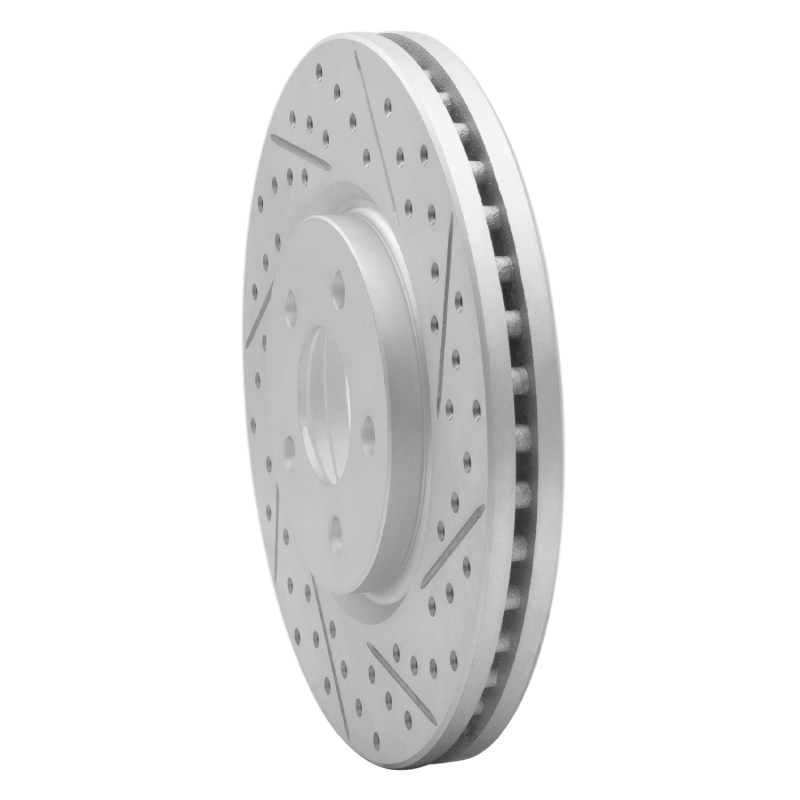 Chrysler PT Cruiser Brake Rotor (1) - Front Right - DFC - Drilled & Slotted Geoperformance Rotor - `03-`09