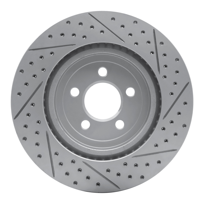 Chrysler 300 Brake Rotor (1) - Front Left - DFC - Drilled & Slotted Geoperformance - `05-`23