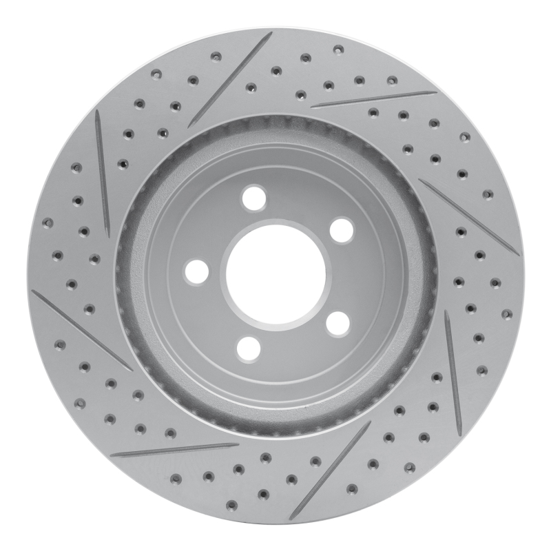 Chrysler 300 Brake Rotor (1) - Front Right - DFC - Geoperformance Rotor - Drilled and Slotted - `05-`23