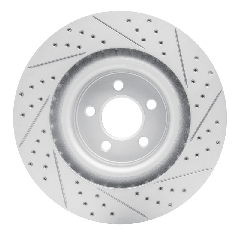 Chrysler 300 Brake Rotor (1) - Front Left - DFC - Geoperformance Rotor - Drilled and Slotted - `05-`23