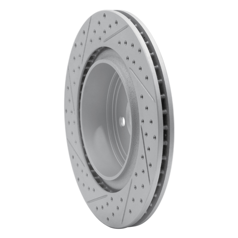 Dodge Charger Brake Rotor (1) - Rear Right - DFC - Drilled & Slotted Geoperformance - `06-`23