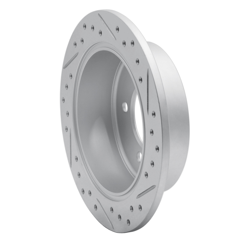 Chrysler Sebring Brake Rotor (1) - Rear Left - DFC - Drilled & Slotted Geoperformance - `07-`17