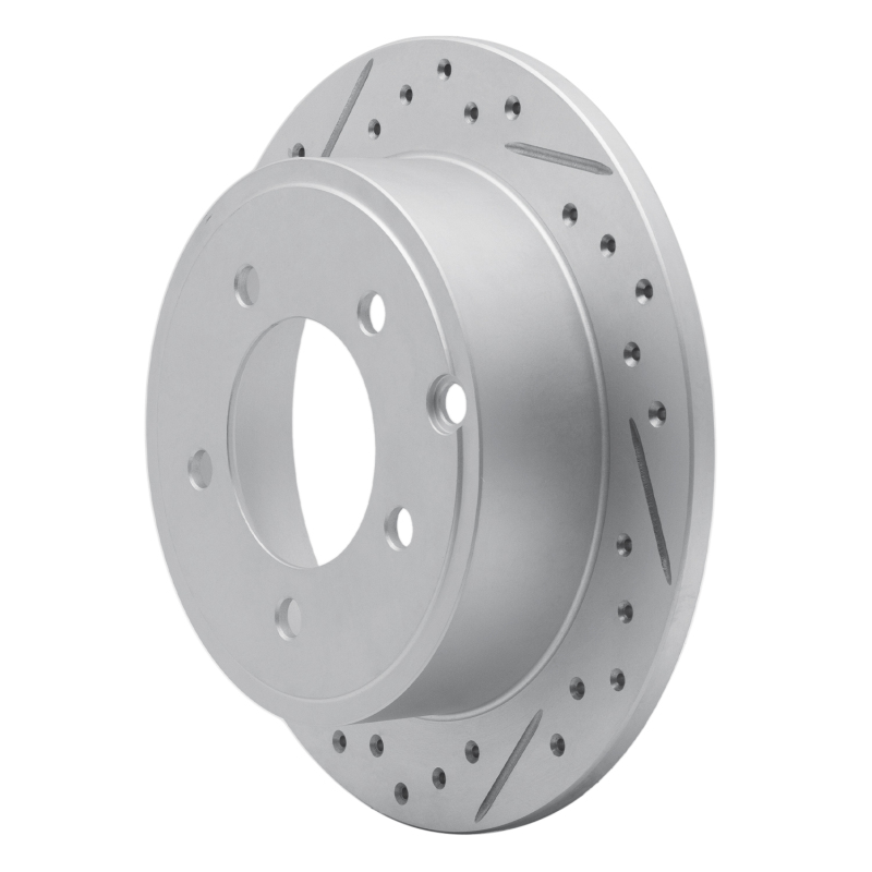 Chrysler Sebring Brake Rotor (1) - Rear Left - DFC - Drilled & Slotted Geoperformance - `07-`17