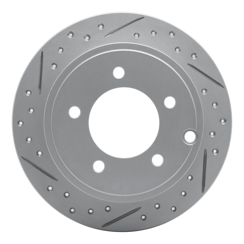 Chrysler Sebring Brake Rotor (1) - Rear Left - DFC - Drilled & Slotted Geoperformance - `07-`17