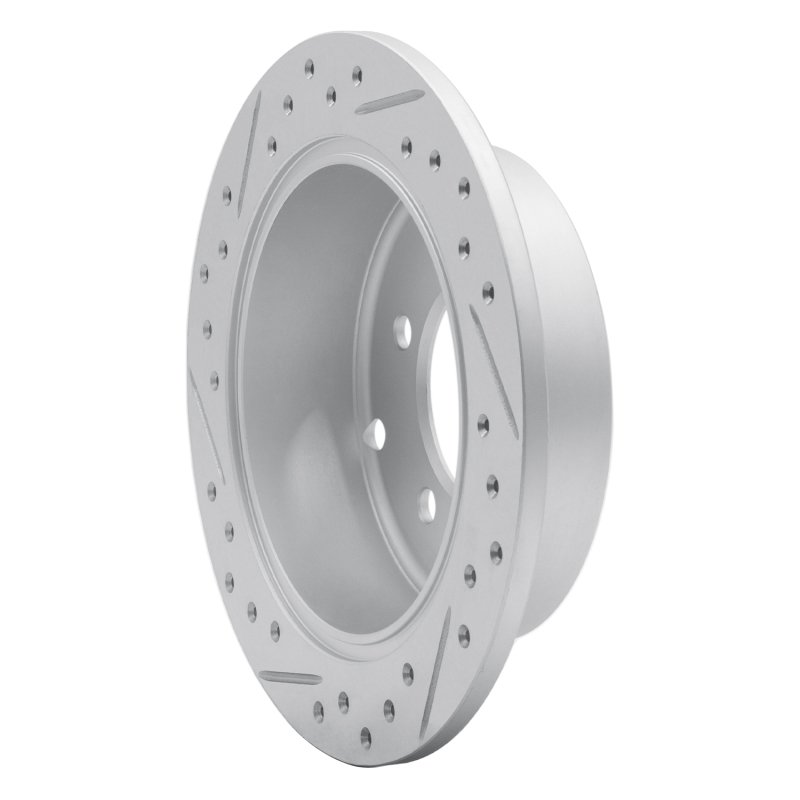 Chrysler Sebring Brake Rotor (1) - Rear Right - DFC - Drilled & Slotted Geoperformance - `07-`17