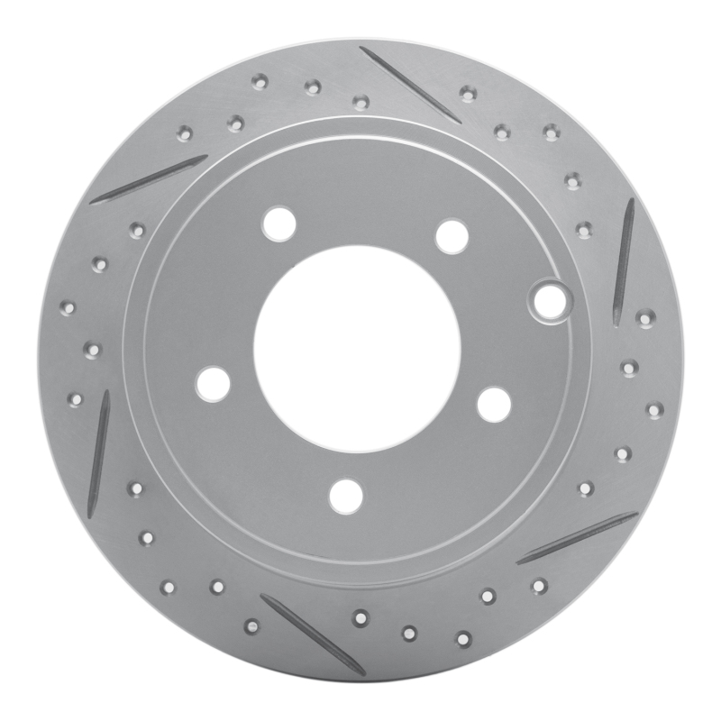Chrysler Sebring Brake Rotor (1) - Rear Right - DFC - Drilled & Slotted Geoperformance - `07-`17