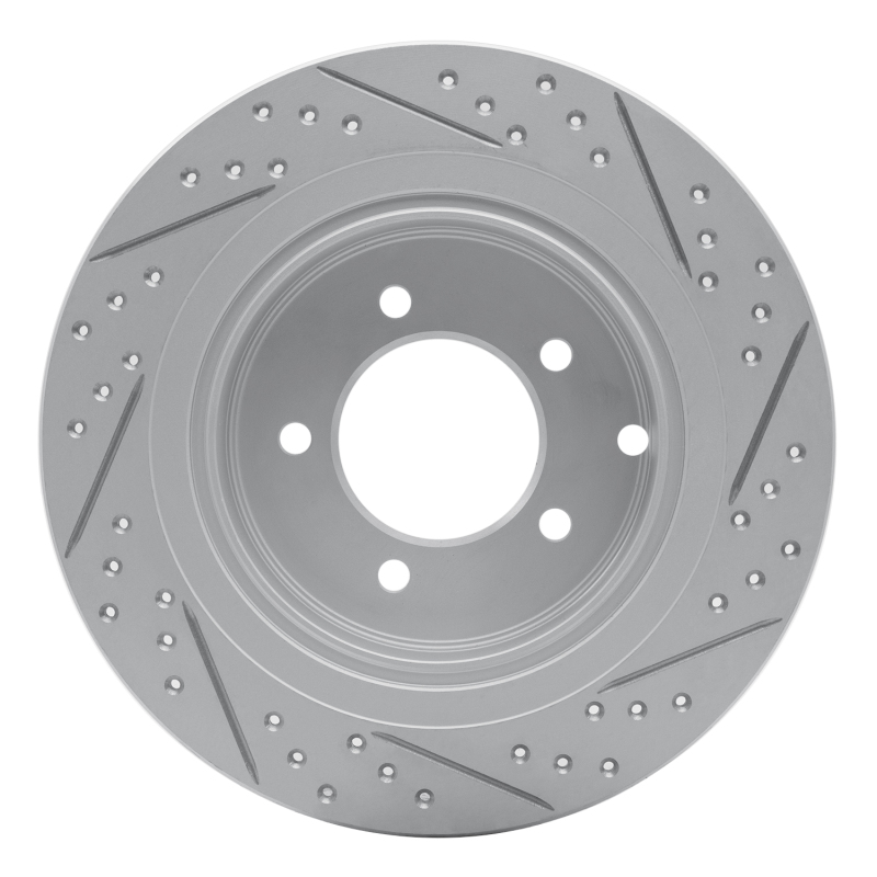 Chrysler Sebring Brake Rotor (1) - Rear Left - DFC - Geoperformance Rotor - Drilled and Slotted - `07-`17