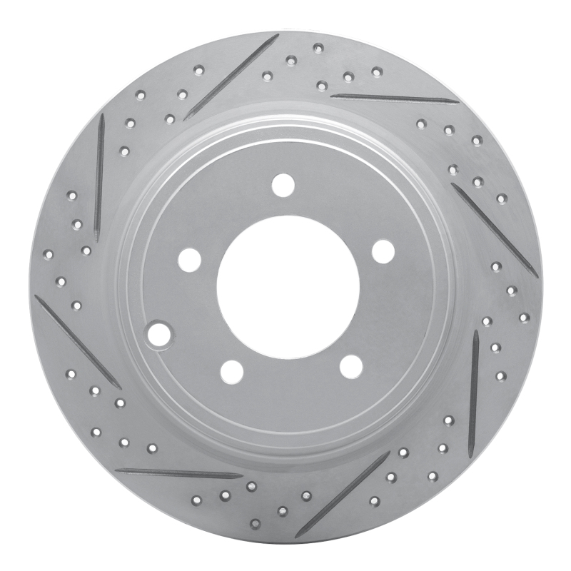 Chrysler Sebring Brake Rotor (1) - Rear Left - DFC - Geoperformance Rotor - Drilled and Slotted - `07-`17