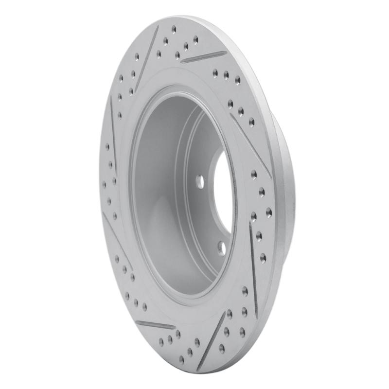 Chrysler Sebring Brake Rotor (1) - Rear Right - DFC - Drilled & Slotted Geoperformance - `07-`17