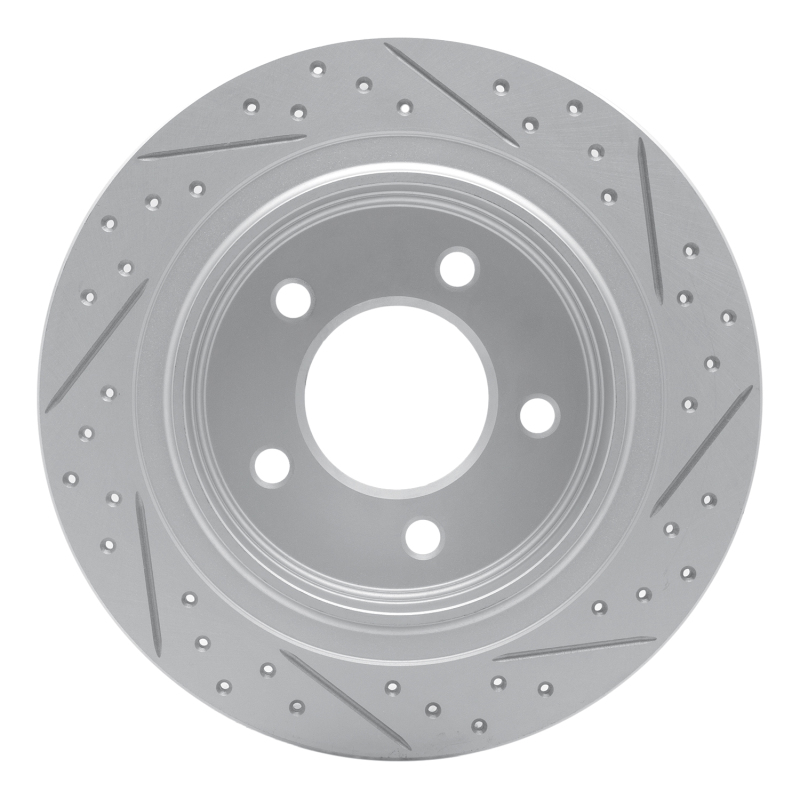 Chrysler Pacifica Brake Rotor (1) - Rear Left - DFC - Geoperformance Rotor - Drilled and Slotted - `04-`08