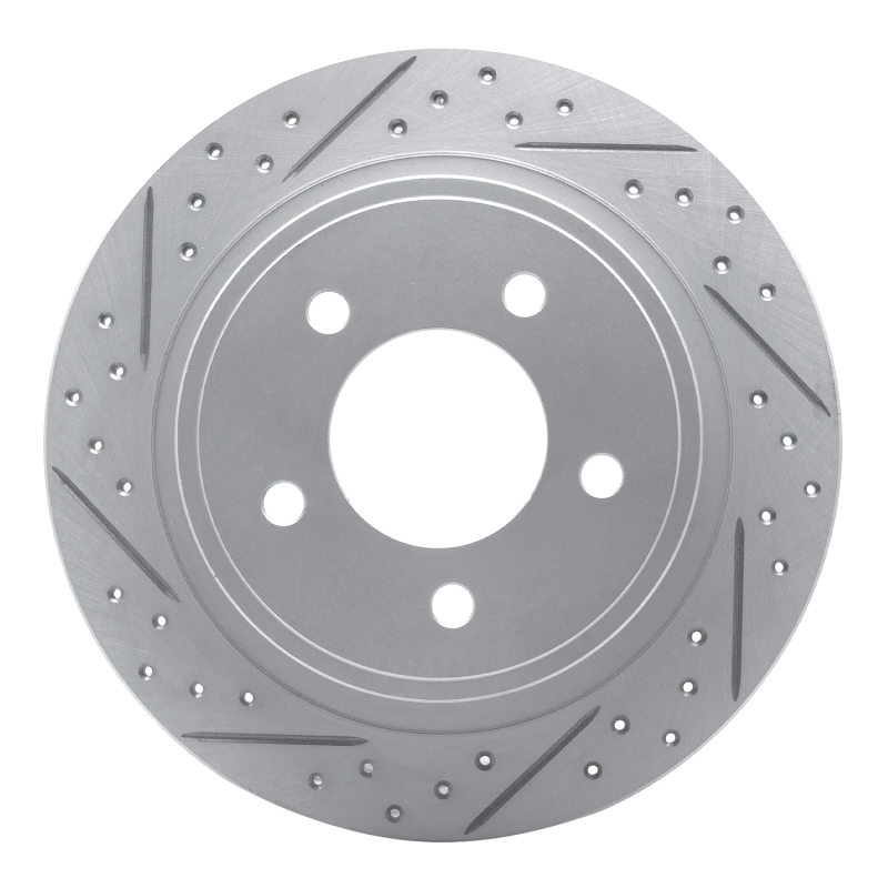 Chrysler Pacifica Brake Rotor (1) - Rear Left - DFC - Geoperformance Rotor - Drilled and Slotted - `04-`08
