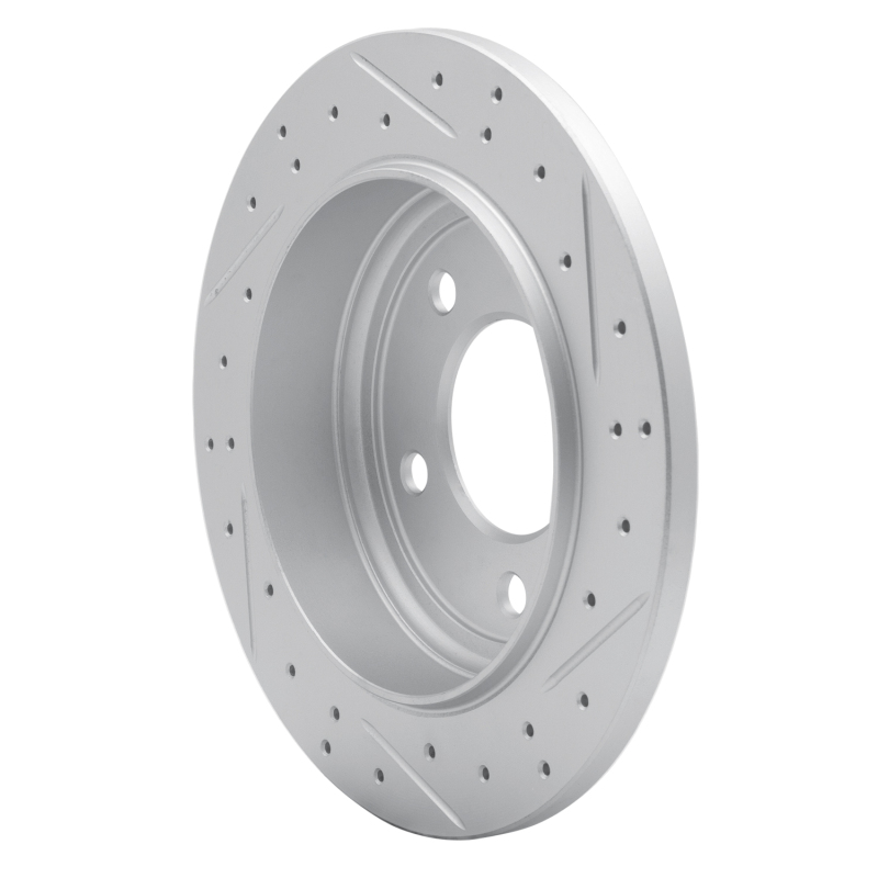 Chrysler Concorde Brake Rotor (1) - Rear Left - DFC - Drilled & Slotted Geoperformance - `93-`04