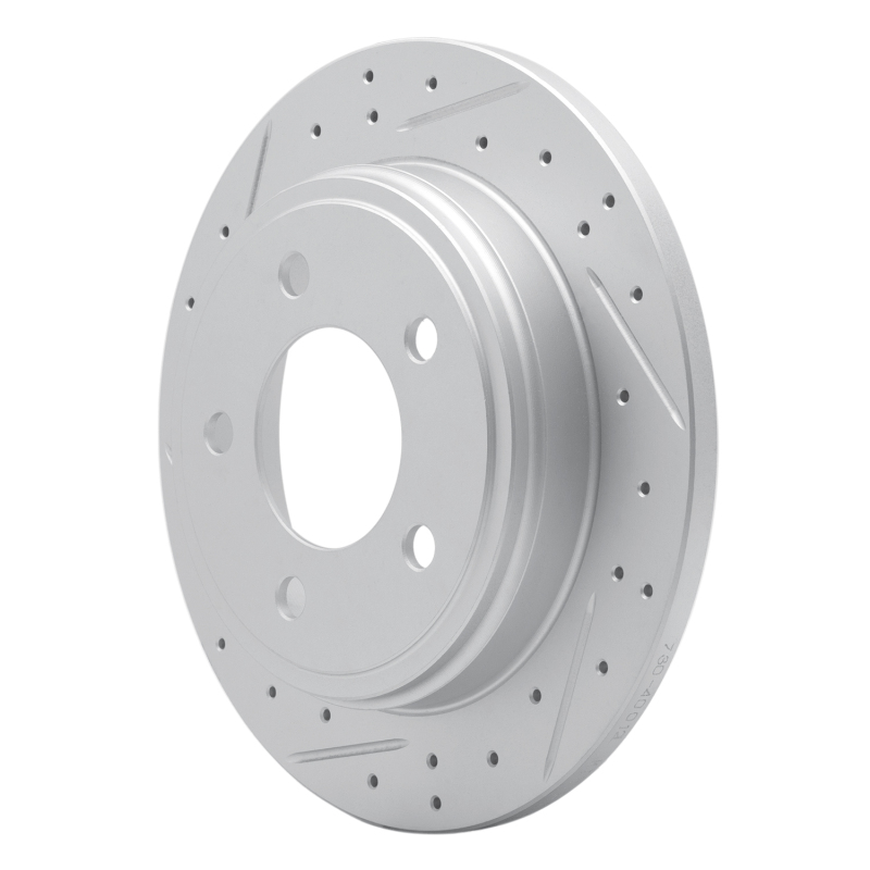 Chrysler Concorde Brake Rotor (1) - Rear Left - DFC - Drilled & Slotted Geoperformance - `93-`04