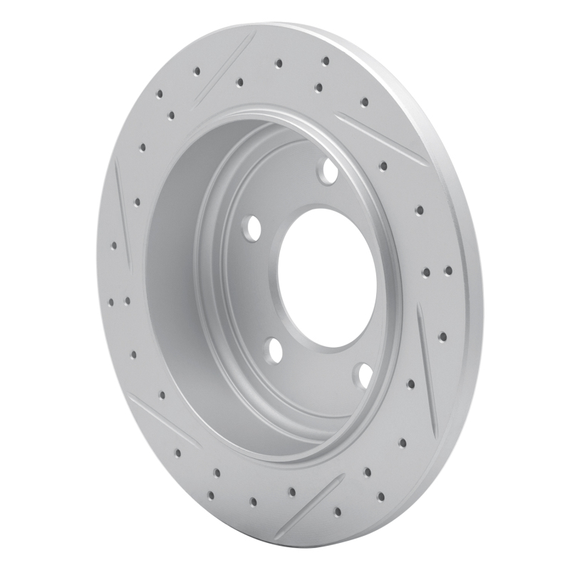 Chrysler 300M Brake Rotor (1) - Rear Right - DFC - Geoperformance Drilled & Slotted - `93-`04