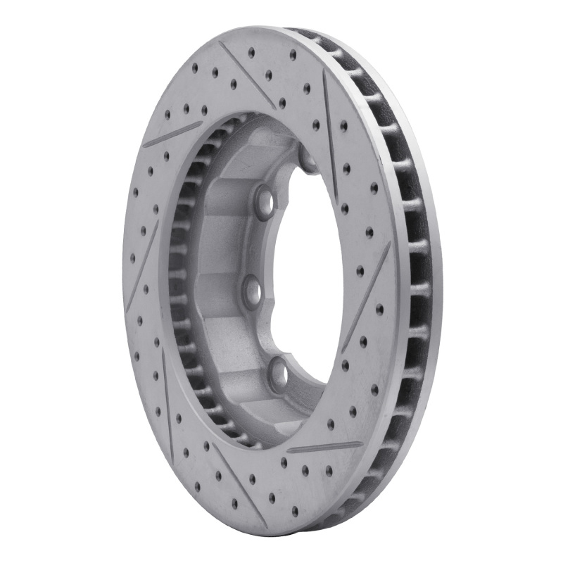 Chevrolet K2500 Suburban Brake Rotor (1) - Front Right - DFC - Drilled & Slotted Geoperformance - `88-`00