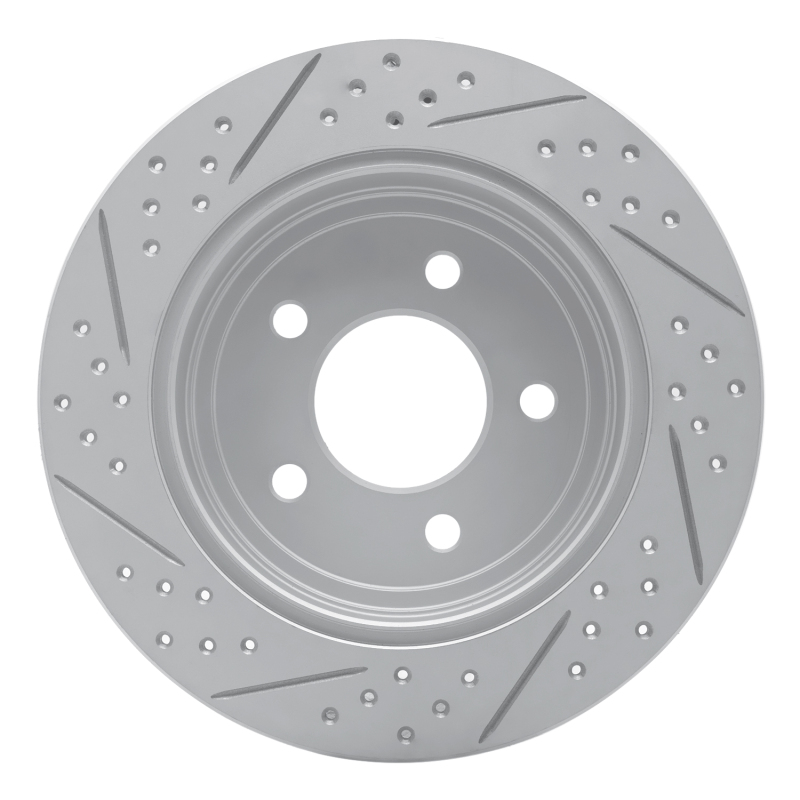 Chrysler Town & Country Brake Rotor (1) - Rear Right - DFC - Geoperformance Drilled & Slotted - `97-`07