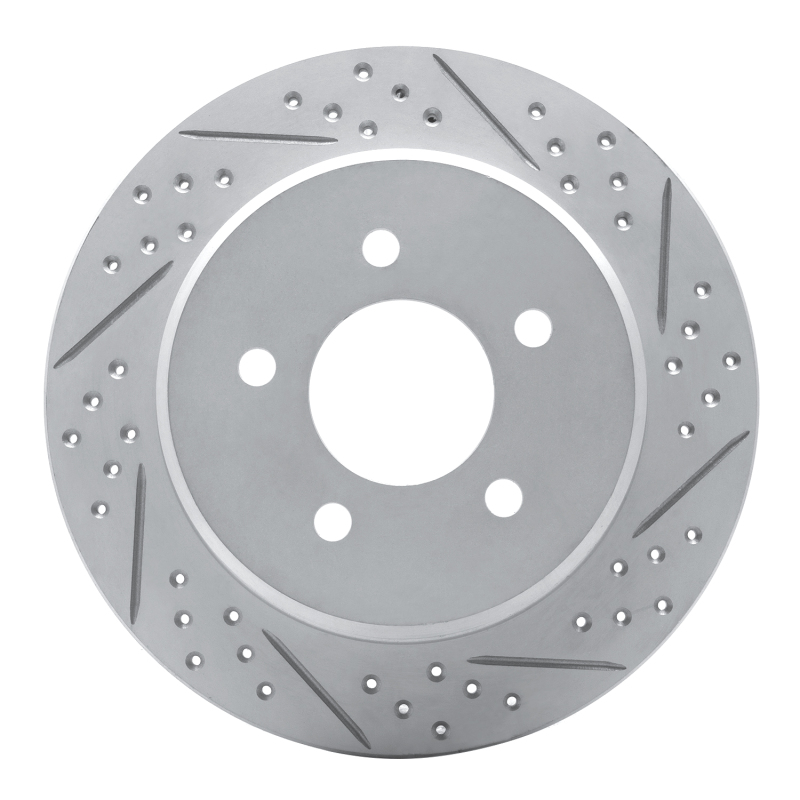 Chrysler Town & Country Brake Rotor (1) - Rear Right - DFC - Geoperformance Drilled & Slotted - `97-`07