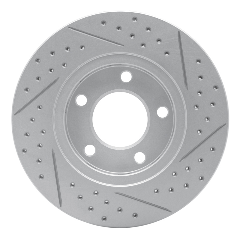 Chrysler Town & Country Brake Rotor (1) - Front Left - DFC - Drilled & Slotted Geoperformance - `01-`07