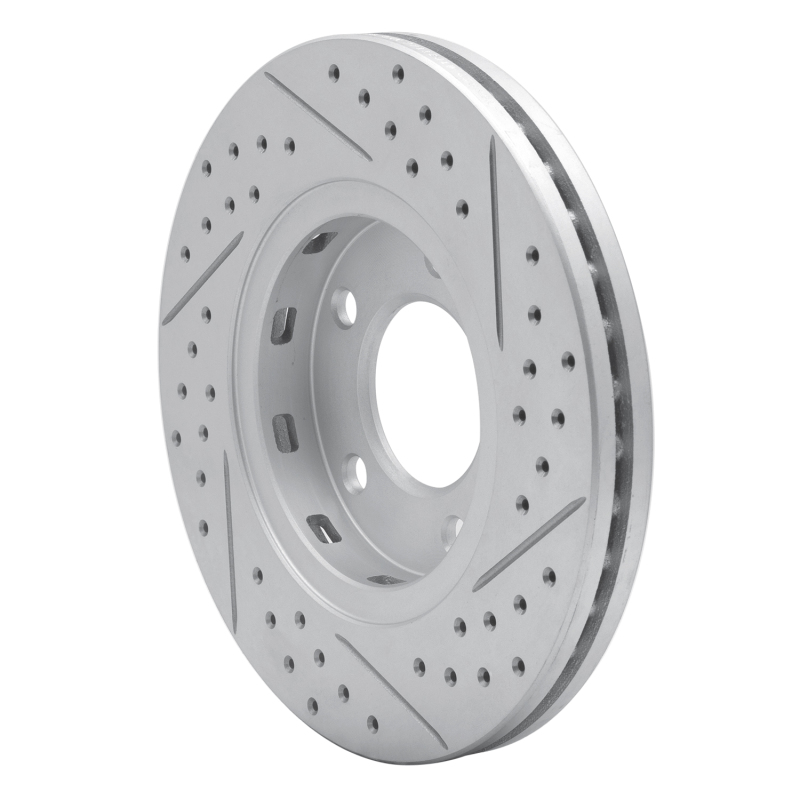 Chrysler Town & Country Brake Rotor (1) - Front Left - DFC - Drilled & Slotted Geoperformance - `01-`07