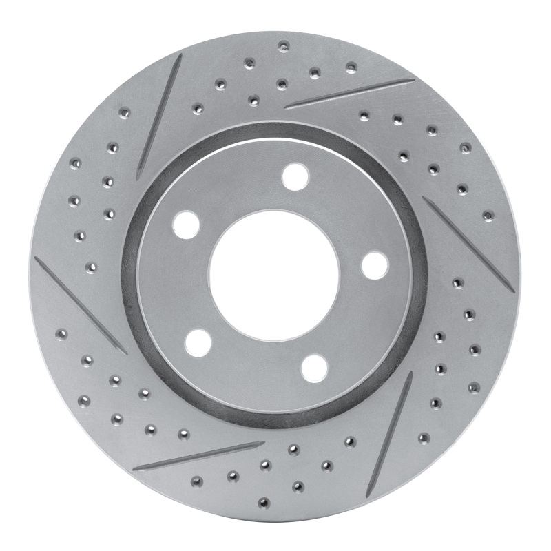 Chrysler Town & Country Brake Rotor (1) - Front Left - DFC - Drilled & Slotted Geoperformance - `01-`07