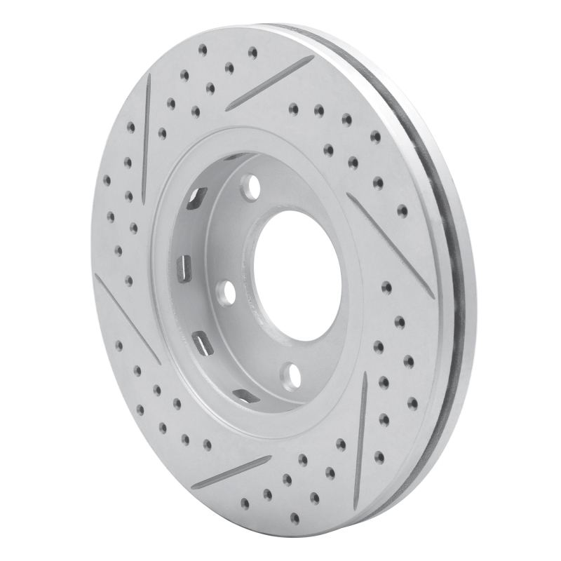 Chrysler Voyager Brake Rotors (1) - Front Right - DFC - Drilled & Slotted Geoperformance - `01-`07