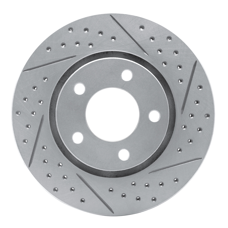 Chrysler Voyager Brake Rotors (1) - Front Right - DFC - Drilled & Slotted Geoperformance - `01-`07