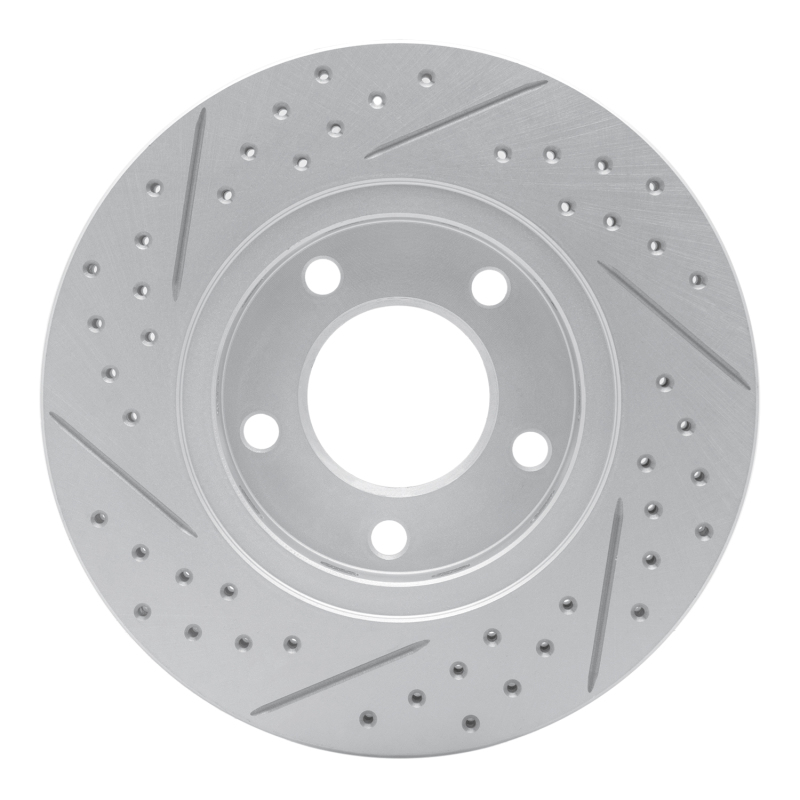 Chrysler Voyager Brake Rotors (1) - Front Right - DFC - Drilled & Slotted Geoperformance - `01-`07