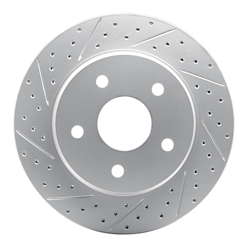 Chrysler Aspen Brake Rotor (1) - Front Left - DFC - Geoperformance Drilled & Slotted - `02-`24
