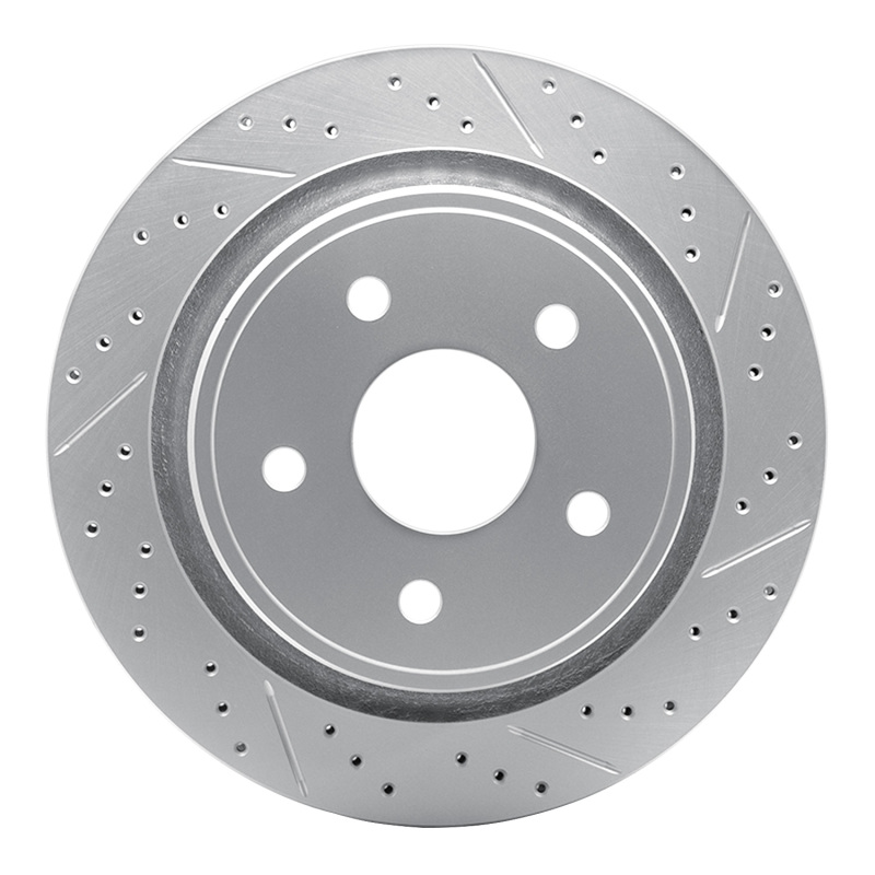 Chrysler Aspen Brake Rotor (1) - Rear Right - DFC - Drilled & Slotted Geoperformance - `02-`24