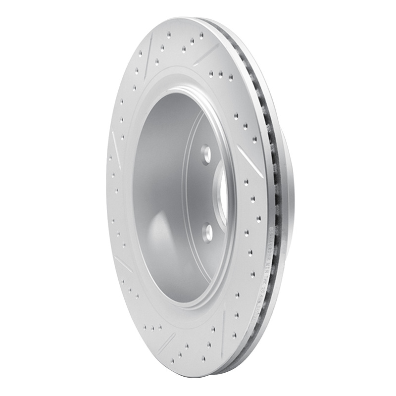 Chrysler Aspen Brake Rotor (1) - Rear Right - DFC - Drilled & Slotted Geoperformance - `02-`24