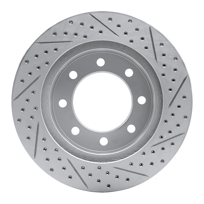 Dodge Ram 1500 Brake Rotor (1) - Front Left - DFC - Drilled & Slotted Geoperformance - `03-`08
