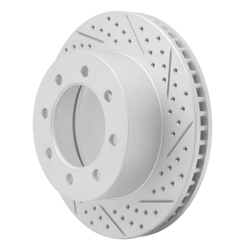 Dodge Ram 3500 Brake Rotor (1) - Front Right - DFC - Drilled & Slotted Geoperformance - `03-`08