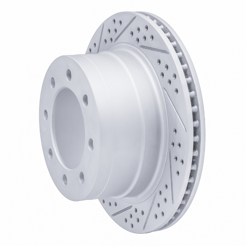 Dodge Ram 4000 Brake Rotor (1) - Rear Left - DFC - Geoperformance Rotors - Drilled & Slotted - `03-`08