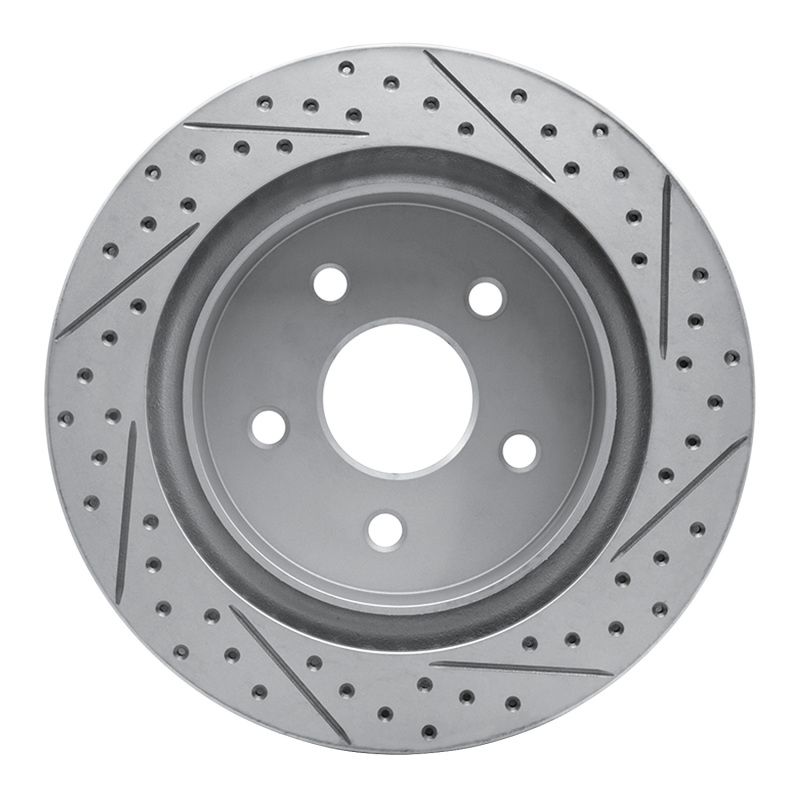 Dodge Ram 1500 Brake Rotor (1) - Rear Left - DFC - Drilled & Slotted Geoperformance - `04-`06