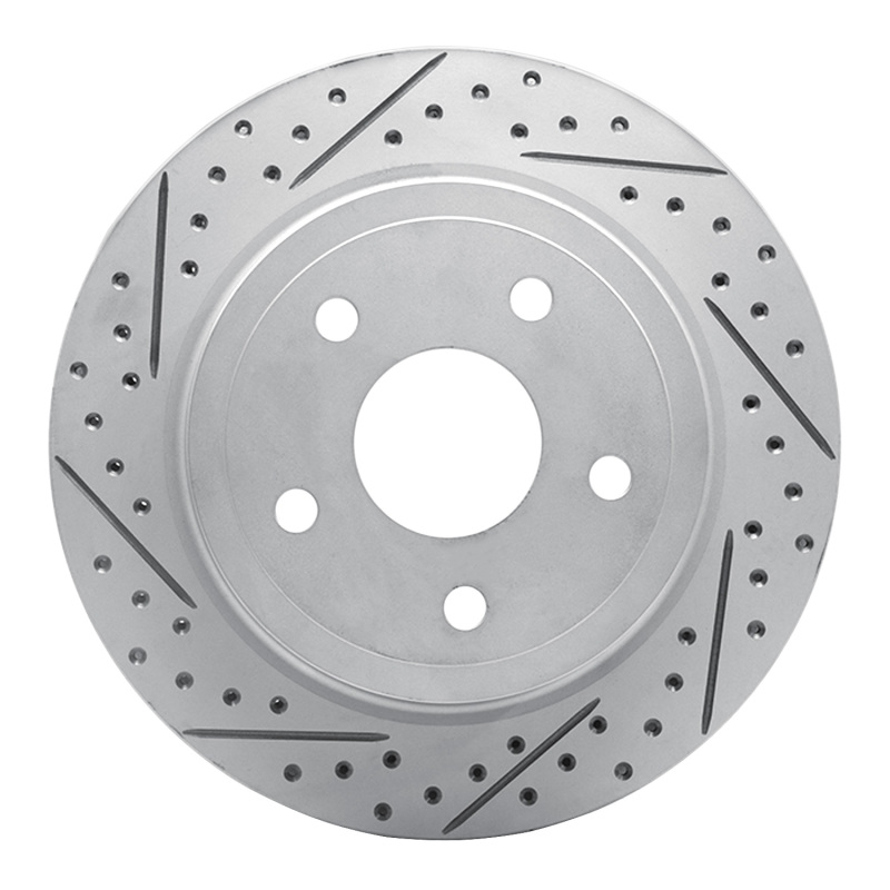 Dodge Ram 1500 Brake Rotor (1) - Rear Left - DFC - Drilled & Slotted Geoperformance - `04-`06