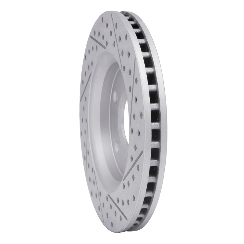 Chrysler Town & Country Brake Rotor (1) - Front Left - DFC - Geoperformance, Drilled & Slotted - `08-`16