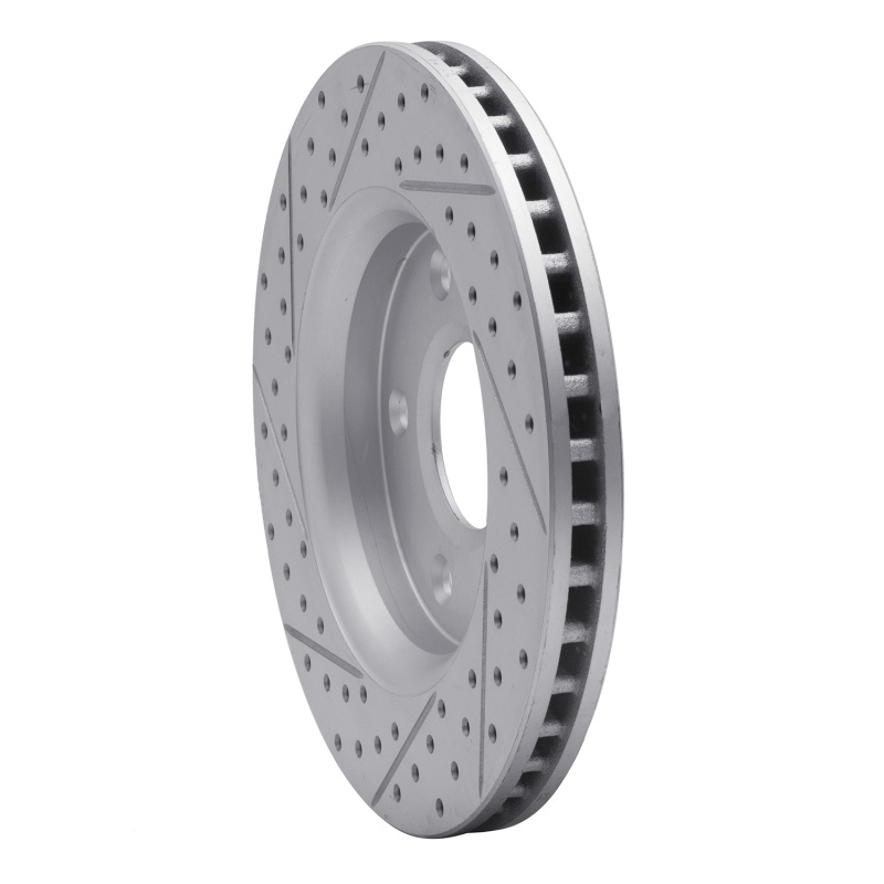 Chrysler Town & Country Brake Rotor (1) - Front Right - DFC - Drilled & Slotted Geoperformance - `08-`16