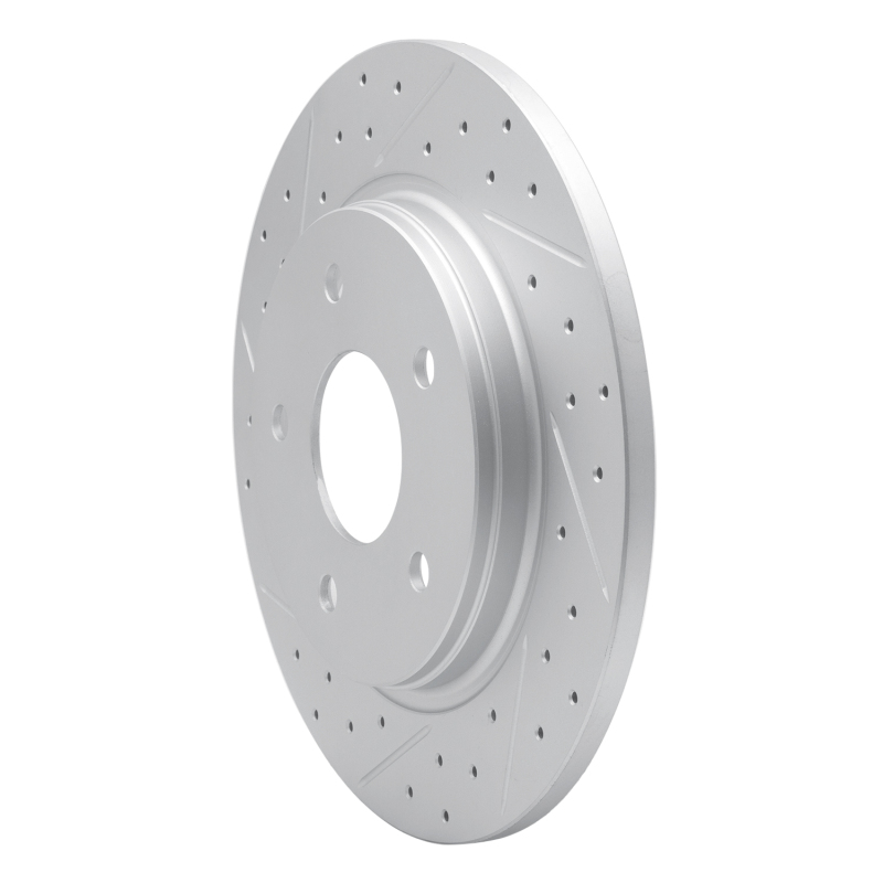 Chrysler Town & Country Brake Rotor (1) - Rear Left - DFC - Drilled & Slotted Geoperformance - `08-`16