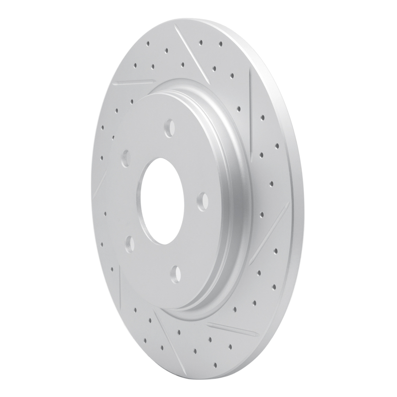 Chrysler Town & Country Brake Rotor (1) - Rear Right - DFC - Drilled & Slotted Geoperformance - `08-`16