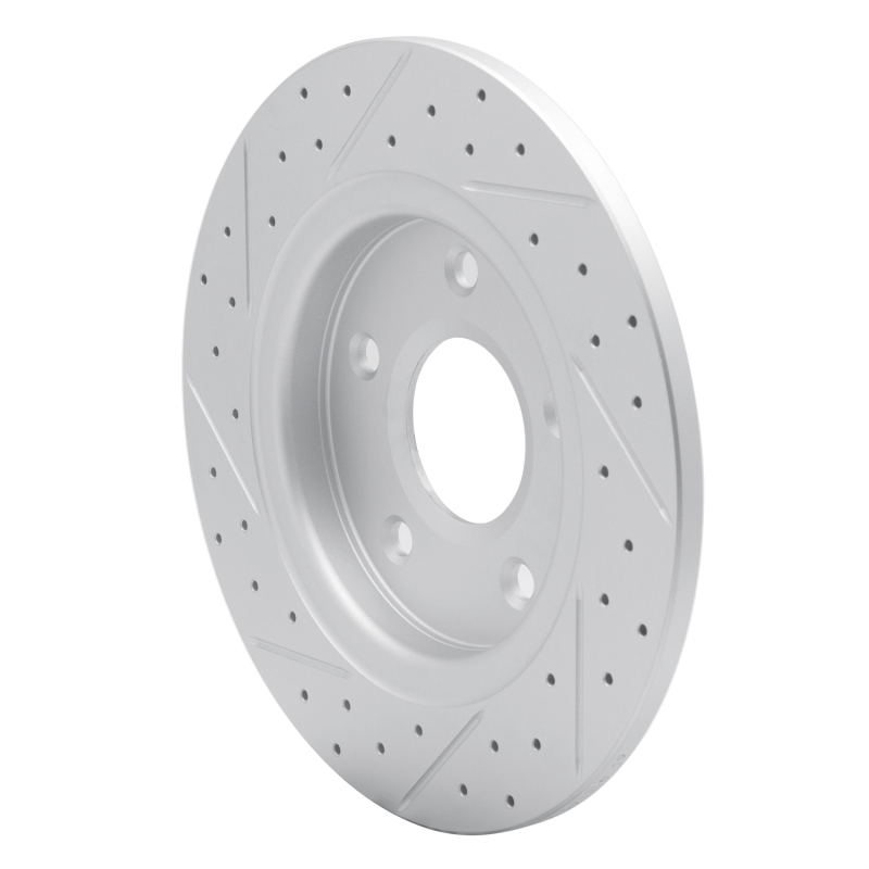 Chrysler Town & Country Brake Rotor (1) - Rear Right - DFC - Drilled & Slotted Geoperformance - `08-`16