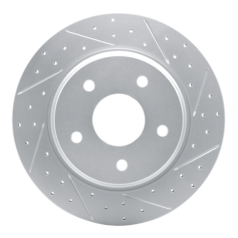 Chrysler Town & Country Brake Rotor (1) - Rear Right - DFC - Drilled & Slotted Geoperformance - `08-`16