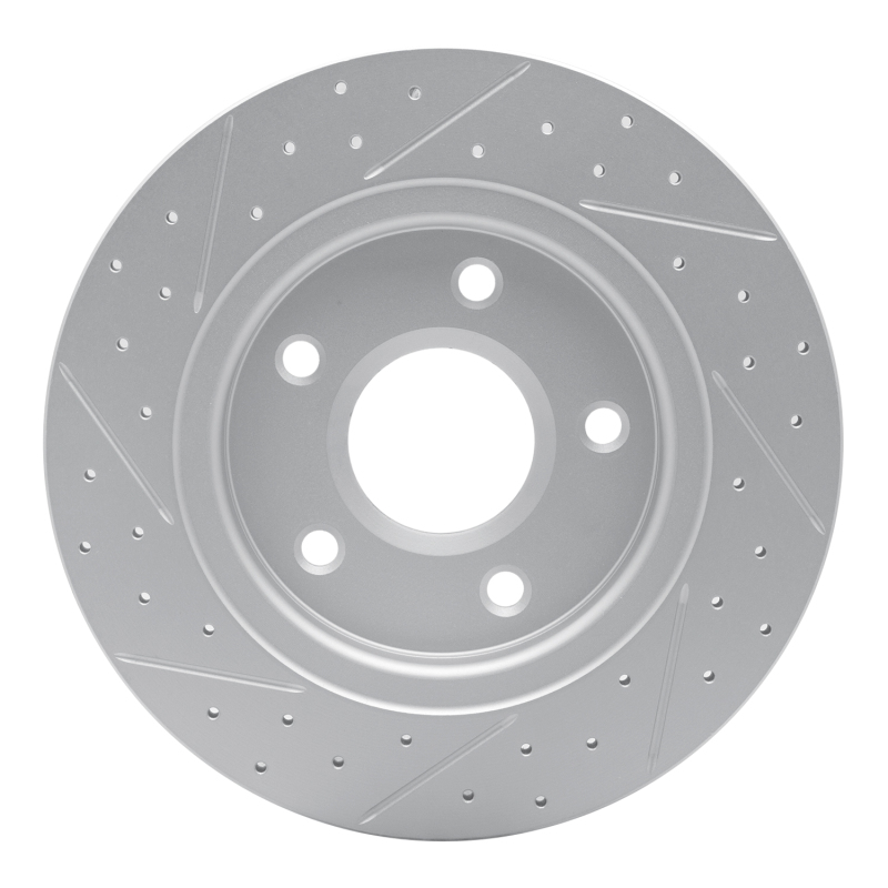 Chrysler Town & Country Brake Rotor (1) - Rear Right - DFC - Drilled & Slotted Geoperformance - `08-`16