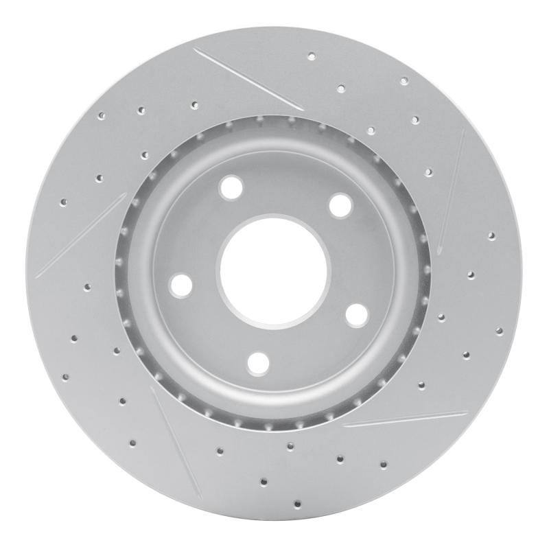 Chrysler Pacifica Brake Rotor (1) - Front Right - DFC - Drilled & Slotted Geoperformance - `12-`25