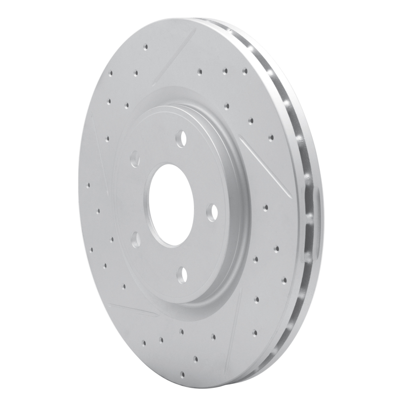 Chrysler Pacifica Brake Rotor (1) - Front Right - DFC - Drilled & Slotted Geoperformance - `12-`25