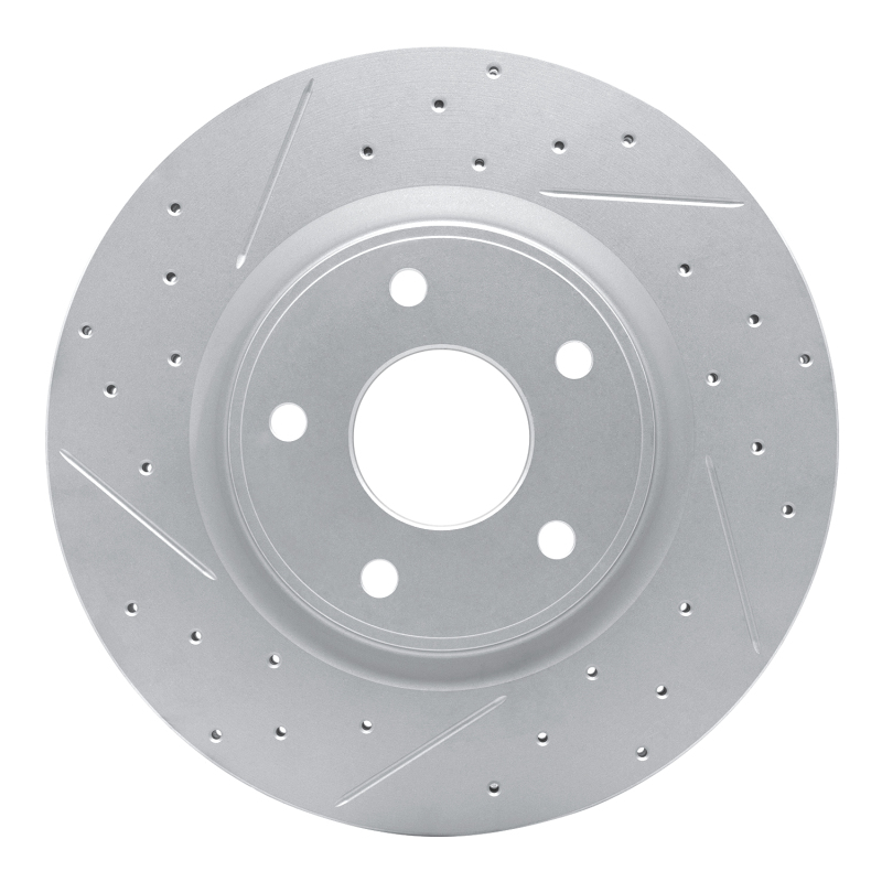 Chrysler Pacifica Brake Rotor (1) - Front Right - DFC - Drilled & Slotted Geoperformance - `12-`25