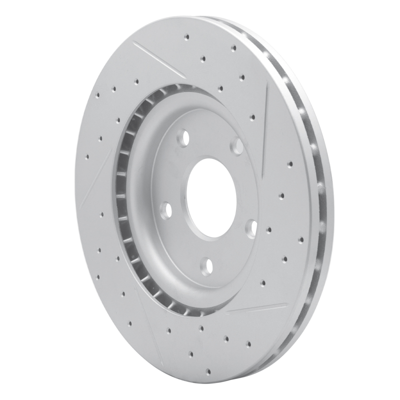 Chrysler Pacifica Brake Rotor (1) - Front Right - DFC - Drilled & Slotted Geoperformance - `12-`25