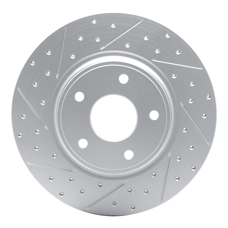 Chrysler Town & Country Brake Rotor (1) - Rear Left - DFC - Geoperformance Drilled & Slotted - `12-`20