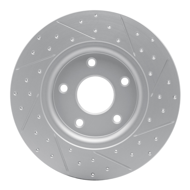 Chrysler Town & Country Brake Rotor (1) - Rear Left - DFC - Geoperformance Drilled & Slotted - `12-`20