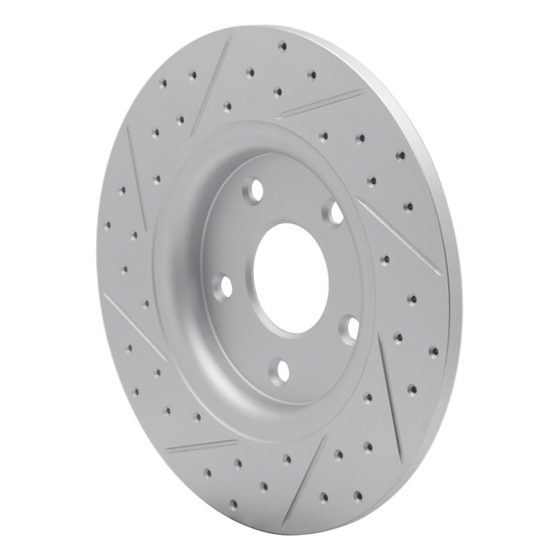 Chrysler Town & Country Brake Rotor (1) - Rear Right - DFC - Drilled & Slotted Geoperformance - `12-`20